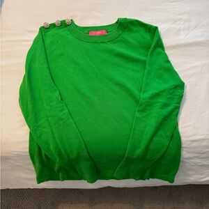 Lilly Pulitzer Vibrant Green Knit Top